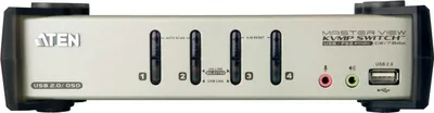 Image de Aten CS1734B CS1734B Commutateur KVM 4 voies, USB, PS/2, avec audio, OSD