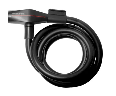 Produktbild von Trelock Spiralkabelschloss 180cm Ø 15 mm SK 415/180, mit Halter ZK 234, schwarz