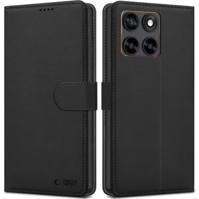 Produktbild von Handyhülle für Motorola Edge 70 Fusion, Tech-Protect Wallet, Schwarz