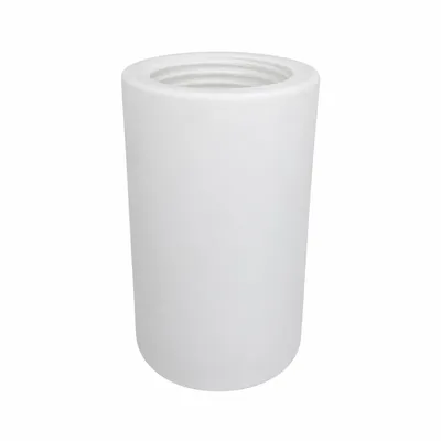 Produktbild von Ersatz-Lampenglas weiß matt Ø 50 mm – Zylinderglas 80 mm mit 35 mm Innengewinde