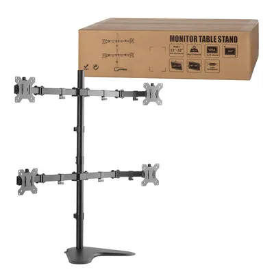 Produktbild von LogiLink BP0046, Durchgeschraubt, 8 kg, 33 cm (13"), 81,3 cm (32"), 100 x 100 mm, Edelstahl