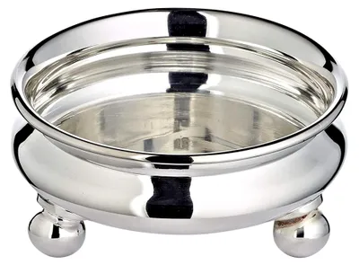 Produktbild von Schale Santa (Ø 8 cm, H 4 cm) schwerversilbert mit Füßen