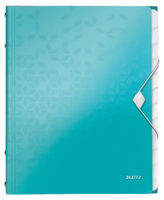 Produktbild von Leitz WOW, A4, Polypropylen (PP), Blau, Metallisch, 200 Blätter, 265 mm, 17 mm