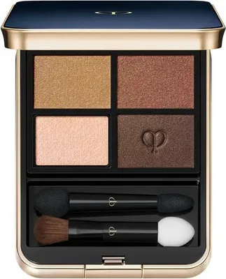 Imagen del producto de Cle de Peau Beaute, Eye Color Quad, Paleta de sombras de ojos, 4 unidades, Recargable, 4 tonos, 6 g