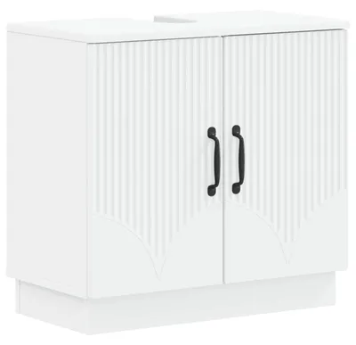 Obrázok produktu pre vidaXL Skrinka pod umývadlo HOORN, biela, 59,5 x 31,5 x 56 cm, drevotrieska