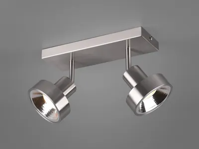 Produktbild von Trio Deckenstrahler LEON 2-flammig Silber