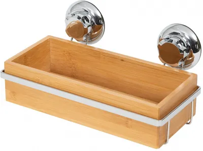 Produktbild von wandbrett mit Saugnapf Bambus