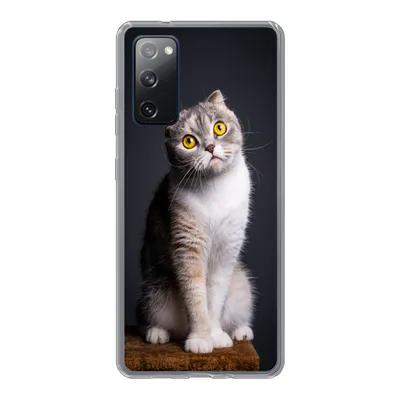 Produktbild von MuchoWow® Handyhülle Schutzhülle Hülle für Samsung Galaxy S20 FE Katze - Augen - Licht Silikon Softcase Handy Hülle