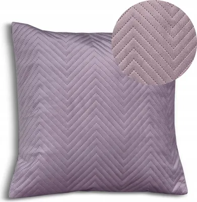 Produktbild von Geronimo | Dekokissen - Violett - 40x40 cm - Gestepptes Kissen - Maschinenwaschbar - Abnehmbarer Bezug - Antiallergisch