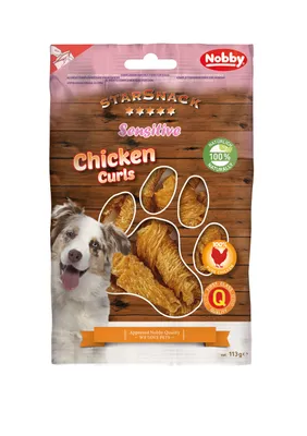 Image de Nobby StarSnack SENSITIVE Curls de Poulet environ 113 g