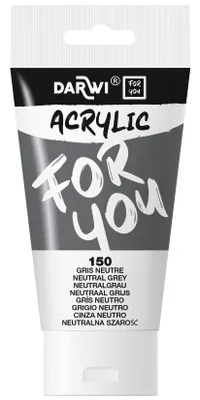 Immagine prodotto di Darwi DFY Vernice acrilica Grigio neutro 75 ml 1 pz