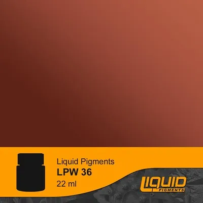 Obrázek produktu pro LIFECOLOR LC-LPW36 LPW36 Tekuté pigmenty Červenohnědá