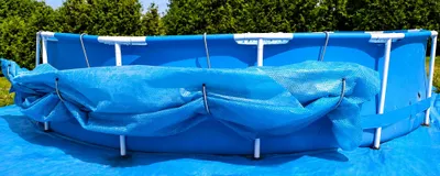 Produktbild von S-förmige Gartenhaken aus eloxiertem Aluminium 4 Stück, je 47 cm lang ideal für Aufstellpool als Halterung für Solarmatte, Poolabdeckplane, Pool-Abdeckung oder Pool-Zubehör