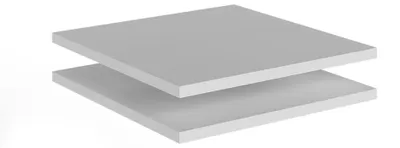 Immagine prodotto di Scaffale Vicco Claus Bianco Set di 2, Model 54746