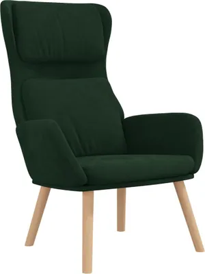 Obrázok produktu pre vidaXL Relax kreslo Dark Green Velvet