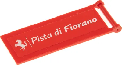 Produktbild von 1x Lego Flagge 7x3 rot Stangengriff Sticker Pista di Fiorano Fahne 30292pb019