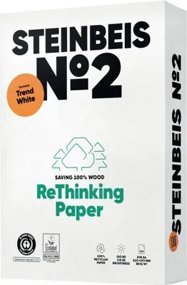 Produktbild von Steinbeis Kopierpapier No.2 ISO 80 K1501666080A A4 500Bl.