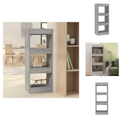 Produktbild von vidaXL Bücherregal/Raumteiler Grau Sonoma 40x30x103 cm Holzwerkstoff -  Bücherregale & Bücherschränke
