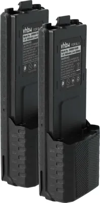 Produktbild von vhbw 2x Akku kompatibel mit Pofung UV-5RE, UV-5RA, UV-5R Funkgerät, Walkie Talkie (3800 mAh, 7,4 V, Li-Ion)