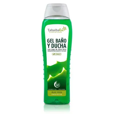 Zdjęcie produktu dla Aloe Vera Shower Gel Tabaibaloe 750ml. Aloesowy żel pod prysznic z Wysp Kanaryjskich. Tabaibaloe Teneryfa.