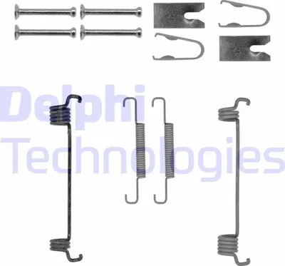 Produktbild von Zubehörsatz Feststellbremsbacken DELPHI hinten für FIAT Ducato Kastenwagen (250, 290) Ducato Pritsche / Fahrgestell (250, 290) Ducato Bus (250, 290)