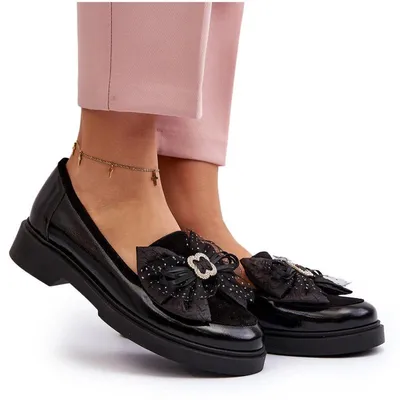Produktbild von Damen  Mokassins mit Schleife Laura Messi 2786 Schwarz 40