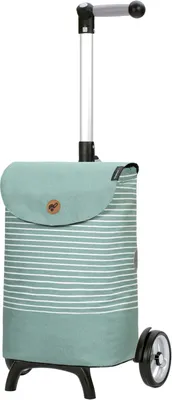 Produktbild von ANDERSEN Einkaufstrolley - Unus Shopper Fun Tilde mint 37 L einkaufen, hochwertig, modern, Aluminium, Griff ergonomisch, leicht