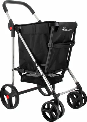 Zdjęcie produktu dla Koszyk na zakupy Rolser basket mf 4b czarny 50 L