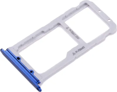 A close-up, angled view of a SIM card tray.