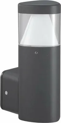 Zdjęcie produktu dla ACA Lighting LED SMD kinkiet zewnętrzny 7W 410LM 340d 230V AC 3.000K ciemnoszary CRI80 IP54 30.000h LG3704G