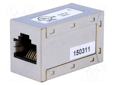 Image de 1 x connecteur RJ45, catégorie 6, blindé, système 8P8C, AT-AG6, 8/8