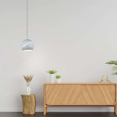 Obrázok produktu pre Dizajnové stropné svietidlá - Dizajnové závesné svietidlá - IP20 - Biele puzdro - 8,5 Watt - 850 Lumen - 3000K