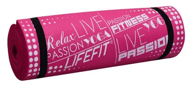 Image de LIFEFIT® Tapis de yoga EXKLUZIV PLUS, 180x58x1,5cm, rose clair