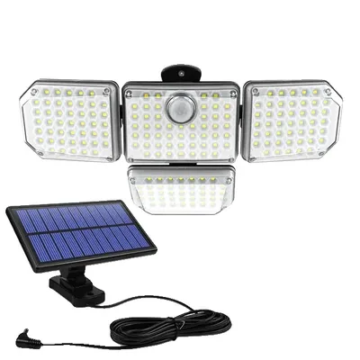 Image de Lampes solaires d'extérieur, têtes réglables, 3 modes de travail, 182led Separated