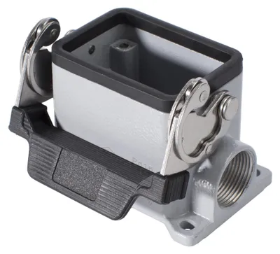 Produktbild von ILME  Rechteck-MP 06, Metall-, Aufbaugehäuse flach, 1 Bügel, grau