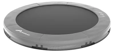 Productafbeelding van Inground trampoline 430 cm rond Akrobat Orbit antraciet met net