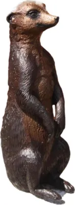 Produktbild von Schönes Erdmännchen aus Bronze Neu Frostfest Witterungsbeständig BOAN-1379
