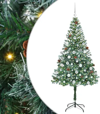Produktbild von vidaXL Künstlicher Weihnachtsbaum Grün 180 cm PVC und Stahl
