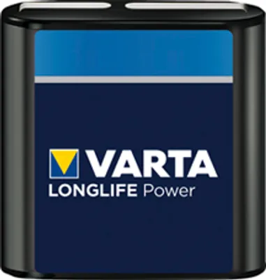 Produktbild von Varta -4912/1, Einwegbatterie, Alkali, 4,5 V, 1 Stück(e), Schwarz, 67 mm