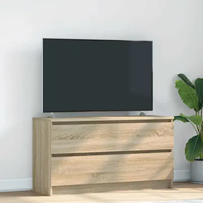 Produktbild von Möbel TV-Schrank Sonoma-Eiche 100x35x54 cm Holzwerkstoff - TV-Schränke &22388