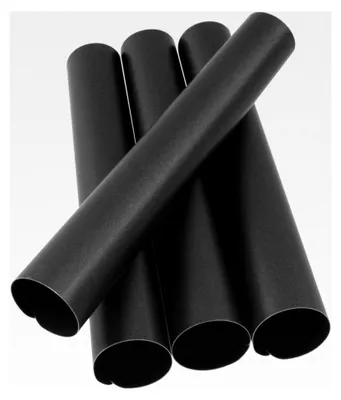 Produktbild von 4er Set Schaumrollen mit Antihaftbeschichtung, ca. 13 cm Länge, Schwarz