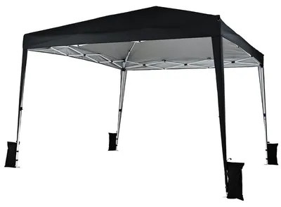 Produktbild von Verstellbarer, wasserdichter Faltpavillon, 3 x 3 m, Schwarz