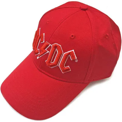 Produktbild von AC/DC - Rotes Logo Baseball Kappe