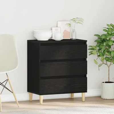 Zdjęcie produktu dla vidaXL Kredens o wyglądzie czarnego dębu 60 x 35 x 70 cm materiał drewnopochodny