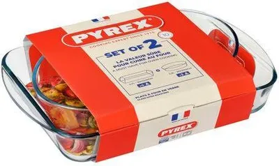 Produktbild von Pyrex 2er-Set Backformen 2 Stück 2,7 l 2,2 l