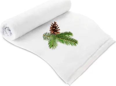 Produktbild von com-four® Schneematte für die Weihnachtsdeko - Kunstschnee zum Dekorieren und Basteln - Schneewatte als Dekoschnee