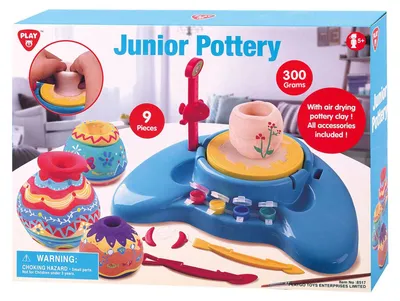 Produktbild von Play Töpferei Studio Kreativset mit Ton und Farben für Kinder