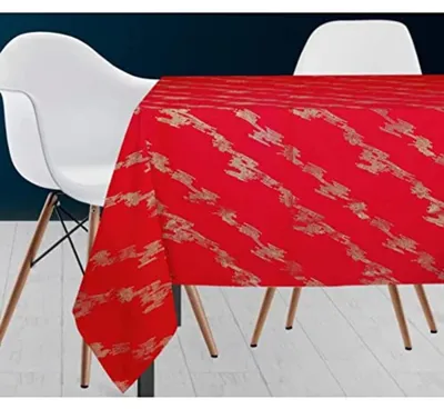Tischdecke Polyester Rot 140x240 cm maschinenwaschbar