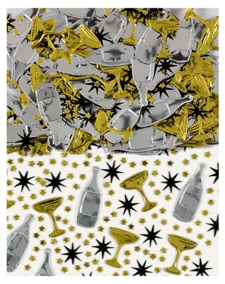 Image de Folienkonfetti Silvester Champagner