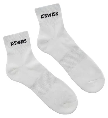 Image de K-Swiss - Chaussettes pour homme PP9698 (47 EU - 52 EU) (Blanc)